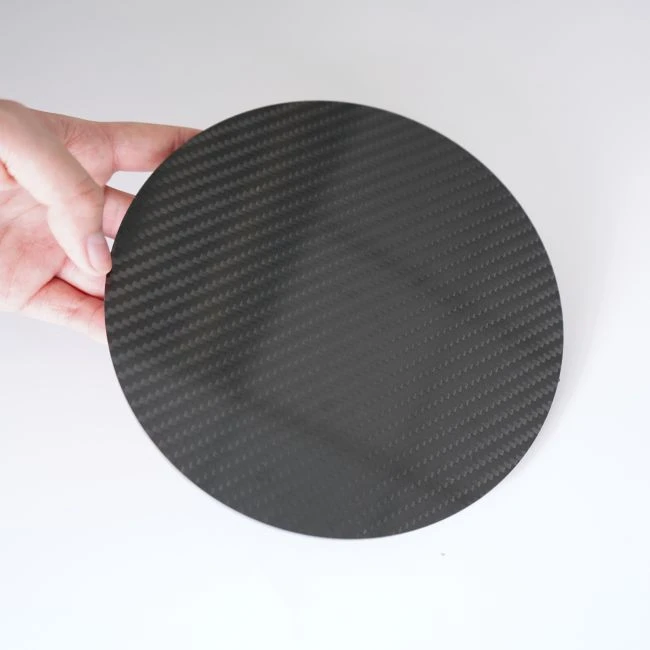 Custom Shape Glossy Carbon Fiber Board